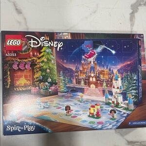 LEGO Disney Holiday Castle Set with Festive Colors